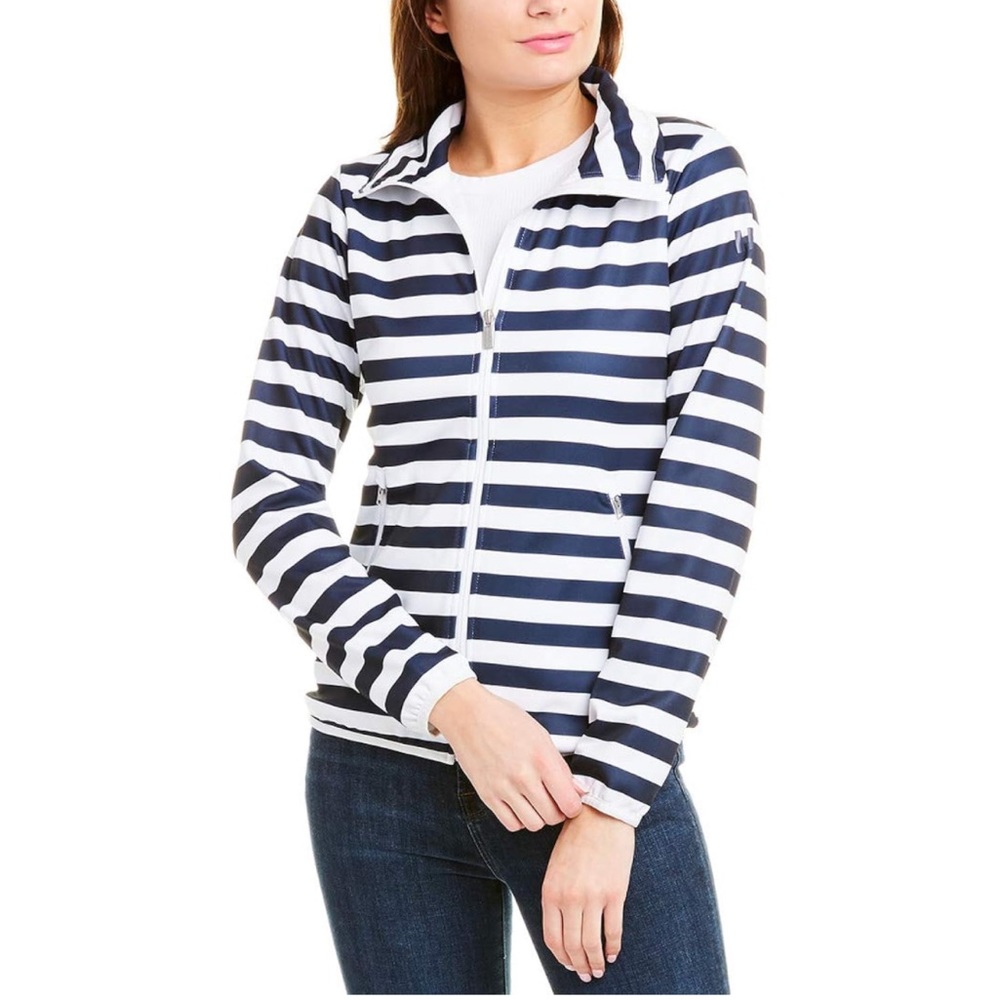Helly Hansen Naiad Breathable Striped Zipper Front Jacket